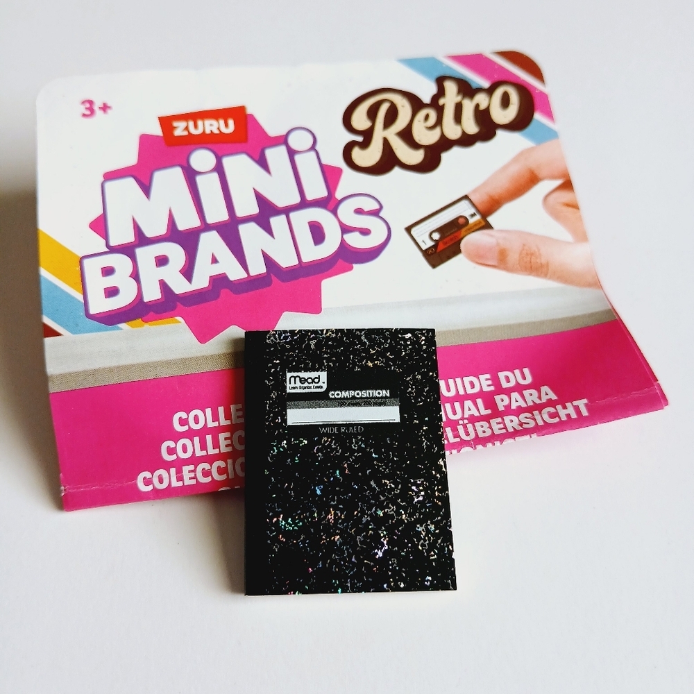 Zuru Mini Brands Retro composition book